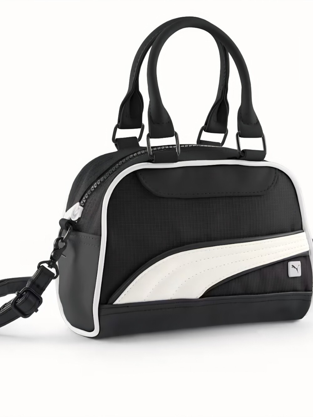Puma Black&White Mini-Grip Crossbody Bag - Picture 7 of 7
